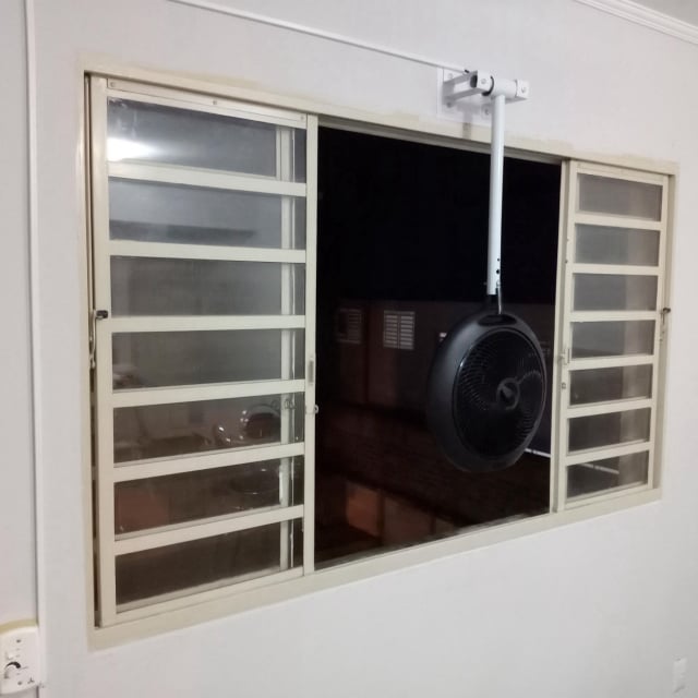 circulador de ar ventilador teto parede e janela suporte para instalar